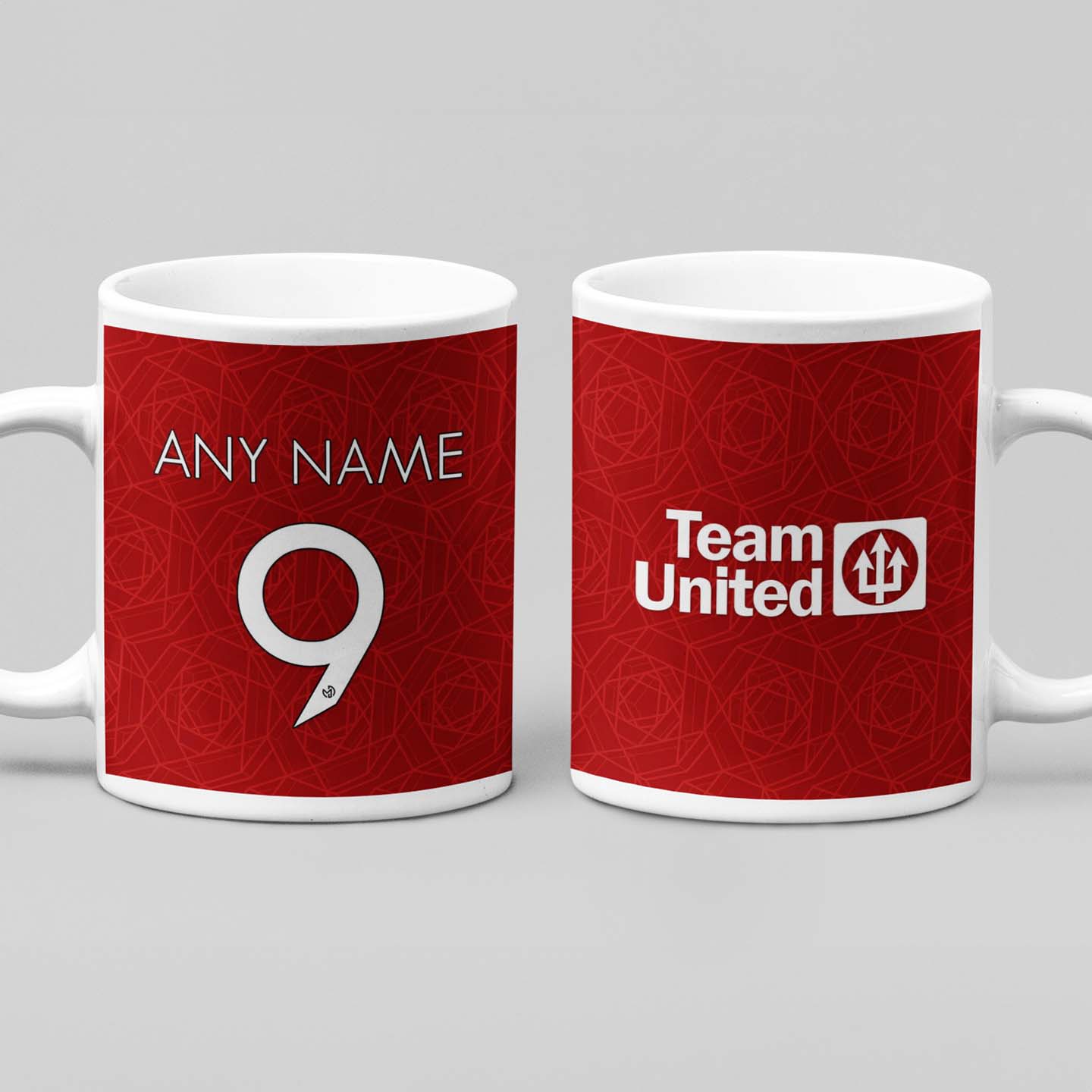 Personalised Manchester United Team United 2023-2024 Rebrand Mug - Image 2