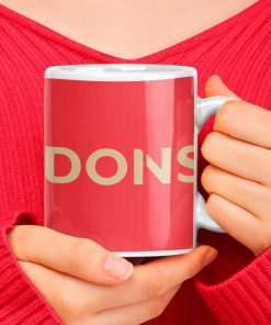 Personalised Aberdeen Dons 2023-2024 Rebrand Mug