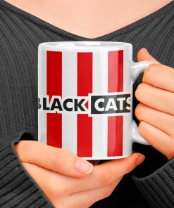 Personalised Sunderland Black Cats 2023-2024 Rebrand Mug
